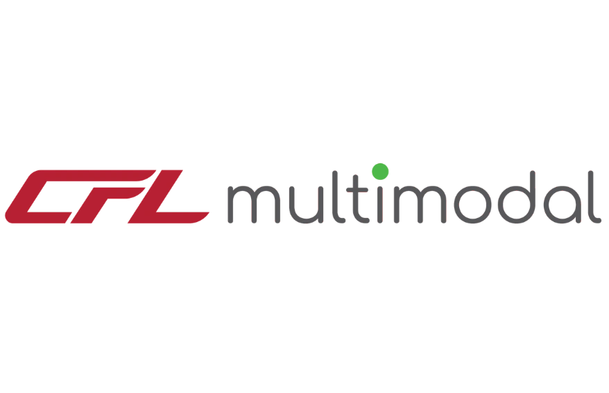 Logo von „CFL multimodal": Rotes stilisiertes Kürzel „CFL" in Kursivschrift links, gefolgt vom Wort „multimodal" in grauer Kleinschreibung mit einem grünen Punkt über dem „i". Transparenter Hintergrund.